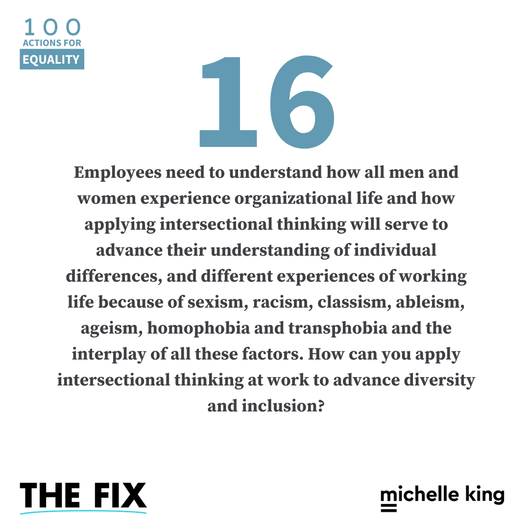 Apply Intersectional Thinking At Work