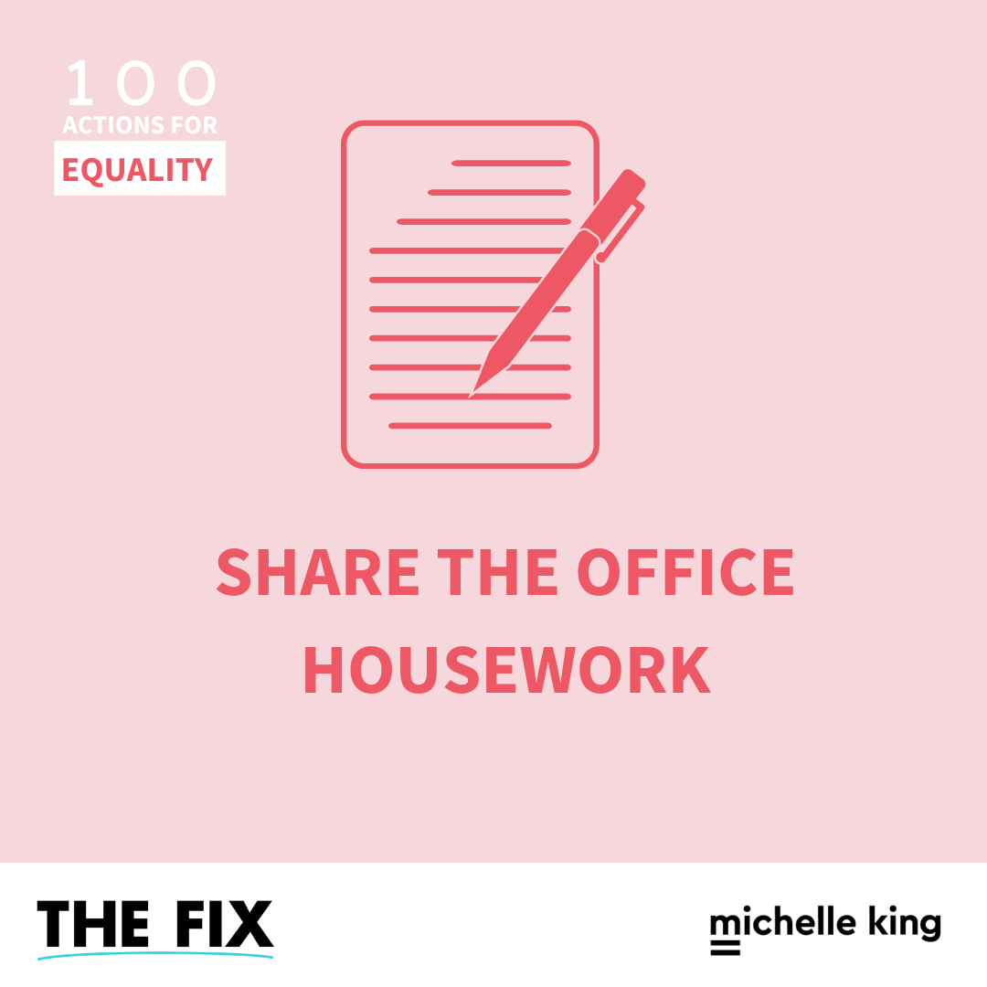Share the office housework