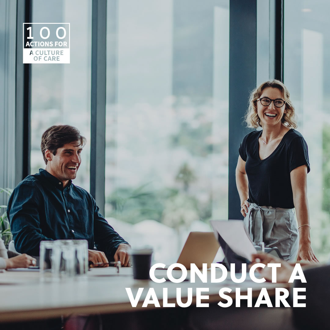 Conduct a value share