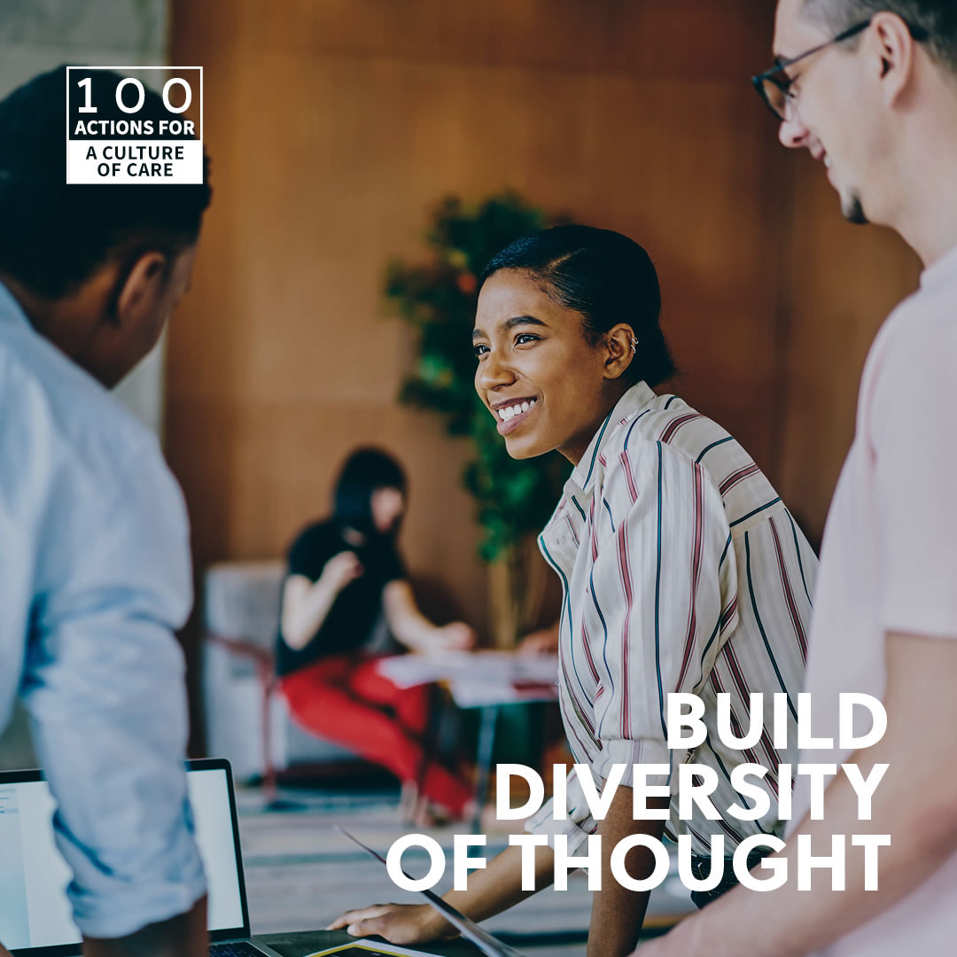 Build diversity of thought