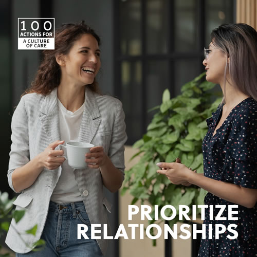 Prioritize relationships